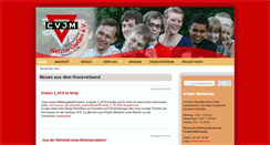 Desktop Screenshot of cvjm-kv.de